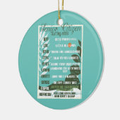Senior Citizen Texting Codes Funny Grandpa Keramisch Ornament (Links)