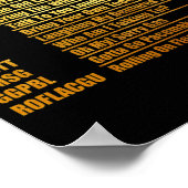 Senior Citizen's Texting Code Grandpa Poster (Hoek)