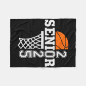 Senior Cl Of 2025 Sketll Sports Seniors Boys Team  Fleece Deken (Voorkant (Horizontaal))