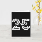 Senior CL van 2025 Afstuderen Clic High School Afs Kaart (Gele Bloem)