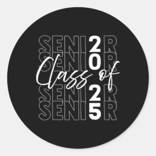 Senior CL van 2025 Graduation Party Senior Ronde Sticker