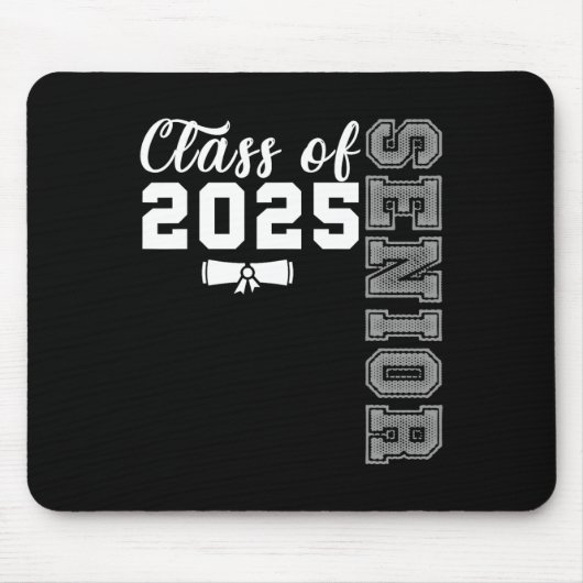 Senior CL van 2025 Senior 25 Afstuderen 2025 Muismat (Voorkant)
