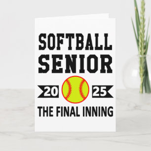 Senior Cl van 2025 Softll Senior Night Afstuderen Kaart
