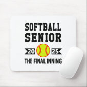 Senior CL van 2025 Softll Senior Night Afstuderen Muismat (Met muis)