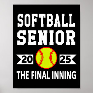 Senior CL van 2025 Softll Senior Night Afstuderen Poster