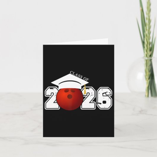 Senior CL van 2026 Afstuderen Bowling Afstuderen G Kaart (Voorkant)