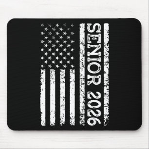 Senior Cl van 2026 Patriottische Amerikaanse Vlag  Muismat