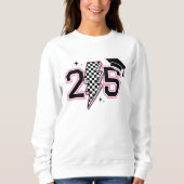 Senior Class 2025 retro Afstuderen Senior t-shirt (Voorkant)