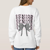 Senior Class 2025 retro Afstuderen Senior t-shirt (Achterkant)