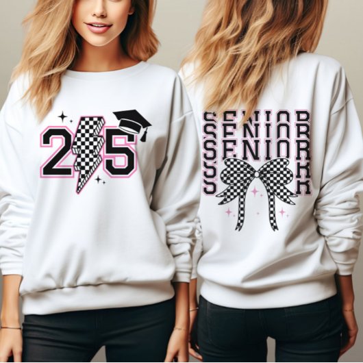 Senior Class 2025 retro Afstuderen Senior t-shirt