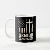 Senior Class 2026 Cross Flag USA Koffiemok (Links)