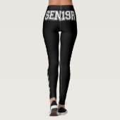Senior Class of 2019 Afstuderen Grappige SEN19R Te Leggings (Achterkant)