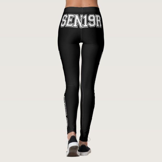 Senior Class of 2019 Afstuderen Grappige SEN19R Te Leggings (Achterkant)