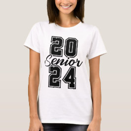 Senior Class of 2024 College Senior High School T-shirt