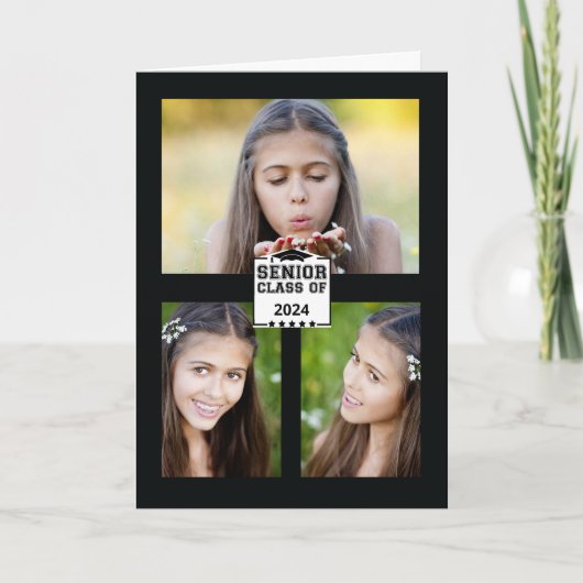Senior Class of 2024 Foto Afstuderen Aankondiging (Voorkant)