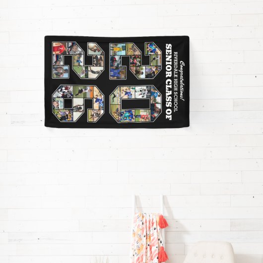 Senior Class of 2026 Congratulations Photo Collage Spandoek (Insitu)