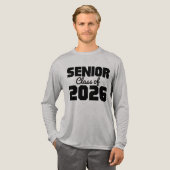 Senior Class of 2026, Graduation 2026 High School Tri-Blend Shirt (Voorkant)