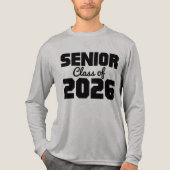 Senior Class of 2026, Graduation 2026 High School Tri-Blend Shirt (Voorkant volledig)