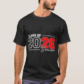 Senior Class Of 2026 Graduation Senior 2026 Back T-shirt (Voorkant)
