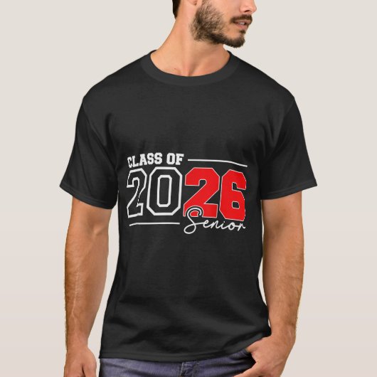 Senior Class Of 2026 Graduation Senior 2026 Back T-shirt (Voorkant)