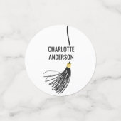 Senior Class of 2026 Graduation Tassel Photo Confetti (Kleine voorkant)