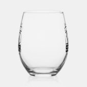 Senior Class of 2026 Graduation Tassel  Wijnglas Zonder Voet (Rechts)