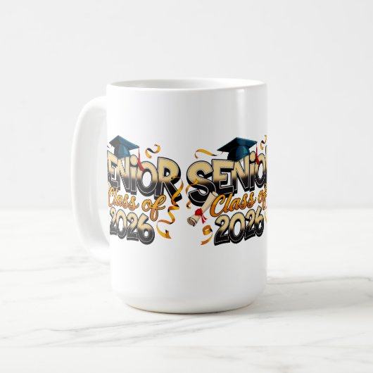 Senior Class Of 2026 Koffiemok (Voorkant links)