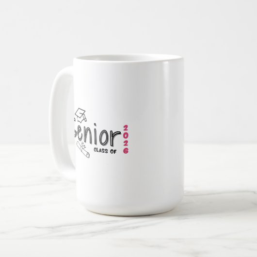 Senior Class of 2026 Mug Koffiemok (Voorkant links)