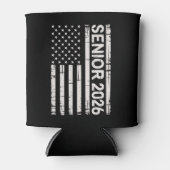 Senior Class Of 2026 Patriotic American USA Flag Blikjeskoeler (Voorkant)