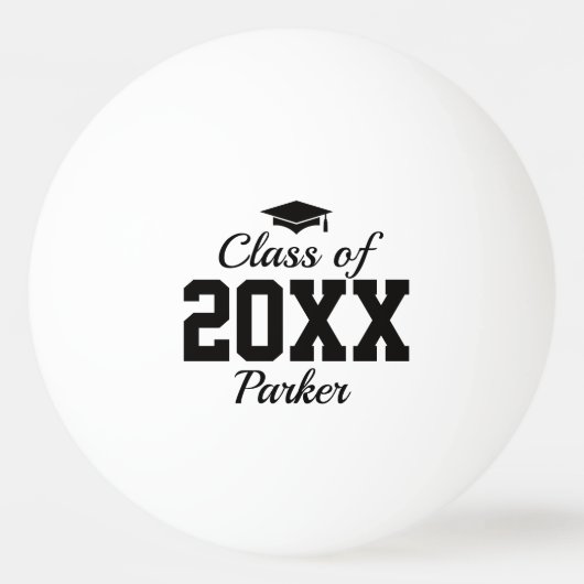 Senior Class of 2026 Personalized Graduation Pingpongbal (Voorkant)