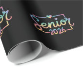 Senior Class Of 2026 Tie Dye Graduation 26 Grad Cadeaupapier (Rol Hoek)