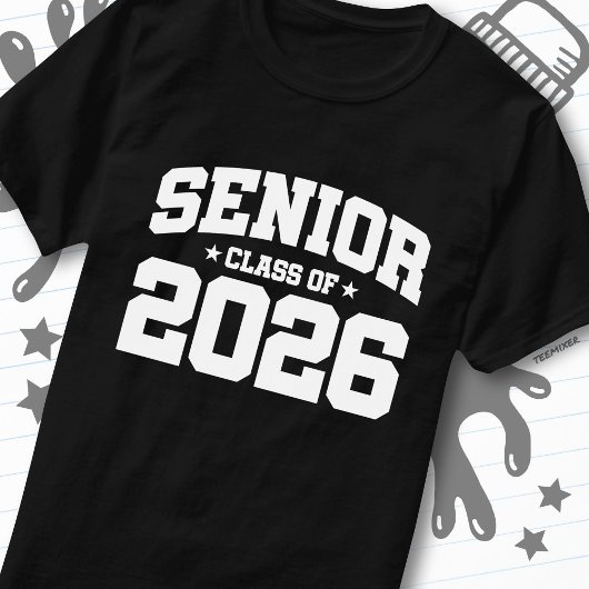 Senior Class of 2026 Varsity Graduation Quote T-shirt