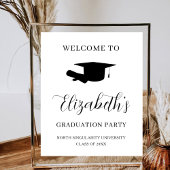 Senior College Graduation Party Welkom Afstuderen Poster
