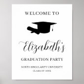 Senior College Graduation Party Welkom Afstuderen Poster (Voorkant)