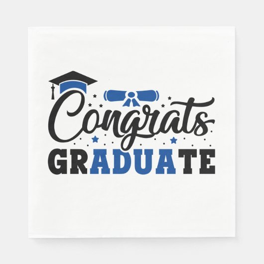 Senior Congrats Afstuderen Servet (Voorkant)