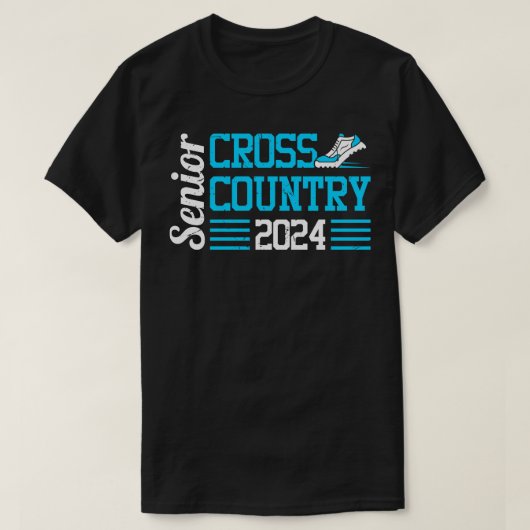Senior Cross Country 2024 XC Runner T-shirt (Design voorkant)