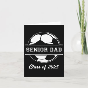 Senior Dad Voetbal CL van 2025 Afstuderen Afstuder Kaart