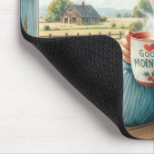 senior dame Drink koffie Muismat (Hoek)