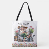 senior dame - Zie terug! Tote Bag (Voorkant)