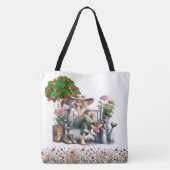 senior dame - Zie terug! Tote Bag (Achterkant)