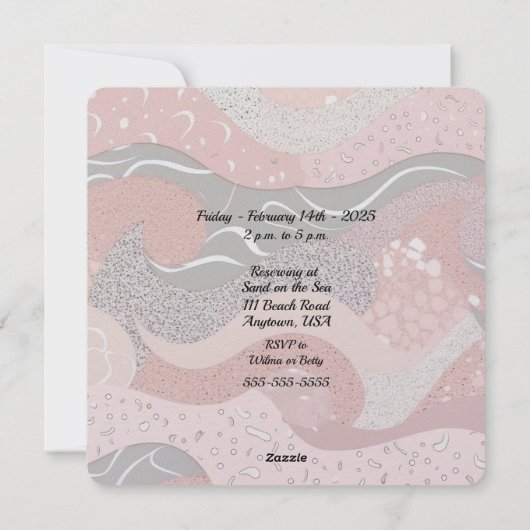 Senior Dames Galentine's Day Brunch Feestdagenkaart (Achterkant)