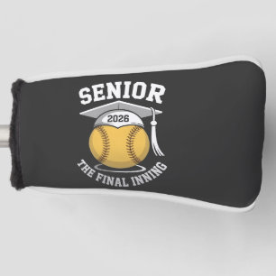 Senior De Laatste Inning 2026 Softbal Afstuderen Golfheadcover