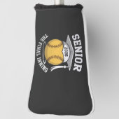 Senior De Laatste Inning 2026 Softbal Afstuderen Golfheadcover (Draai 90)
