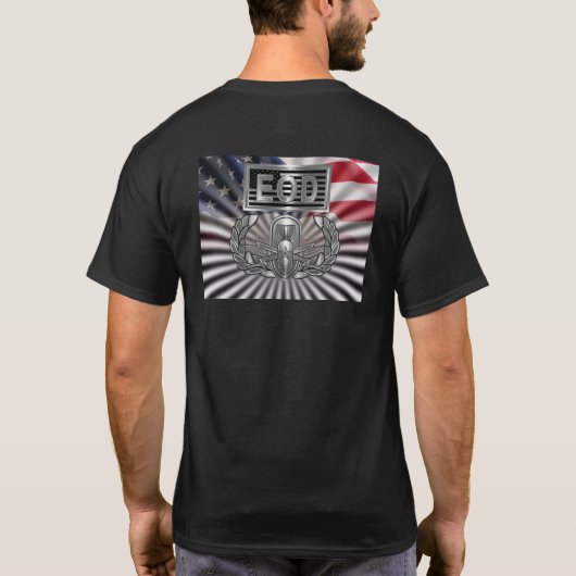 "Senior EOD" Herdenkingscadeau T-shirt (Achterkant)