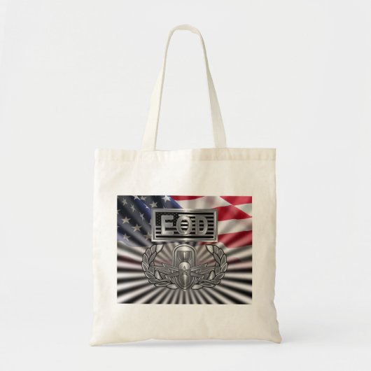 "Senior EOD" Herdenkingscadeau Tote Bag (Voorkant)