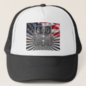 "Senior EOD" Herdenkingscadeau Trucker Pet (Voorkant)