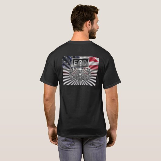 “Senior EOD” herdenkingsgeschenk T-shirt (Achterkant volledig)