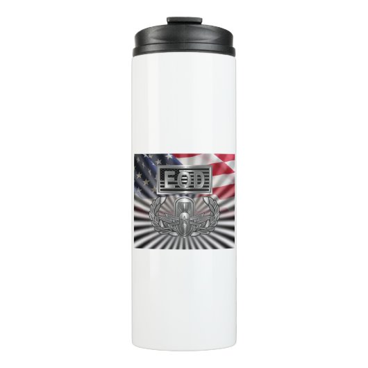 “Senior EOD” herdenkingsgeschenk Thermosbeker (Voorkant)