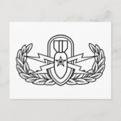 Senior EOD zwart Briefkaart (Voorkant)