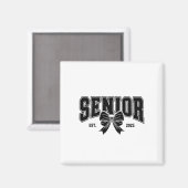 Senior EST 2025 Afstuderen Student Vintage Magneet (Voorkant / Achterkant)